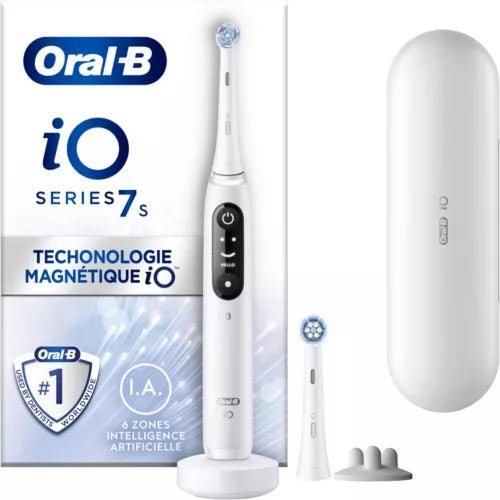 Brosse à dents électrique Oral - b IO7s Series White Alabaster - ABPM