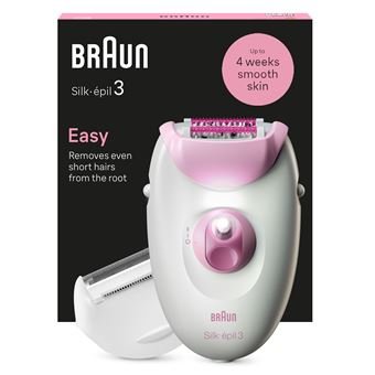 Epilateur électrique Braun Silk épil 3 SE 3 - 031 Rose - ABPM