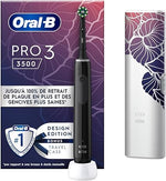 Oral - B Pro 3 3500 Brosse À Dents Électrique Noire, 1 Étui De Voyage, 1 Brossette - ABPM