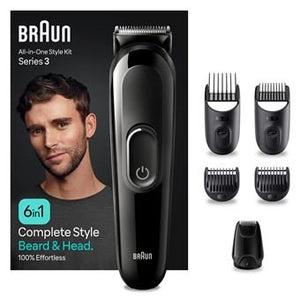 Tondeuse homme Braun Tout - en - un Series 3 MGK3410 Noir - ABPM